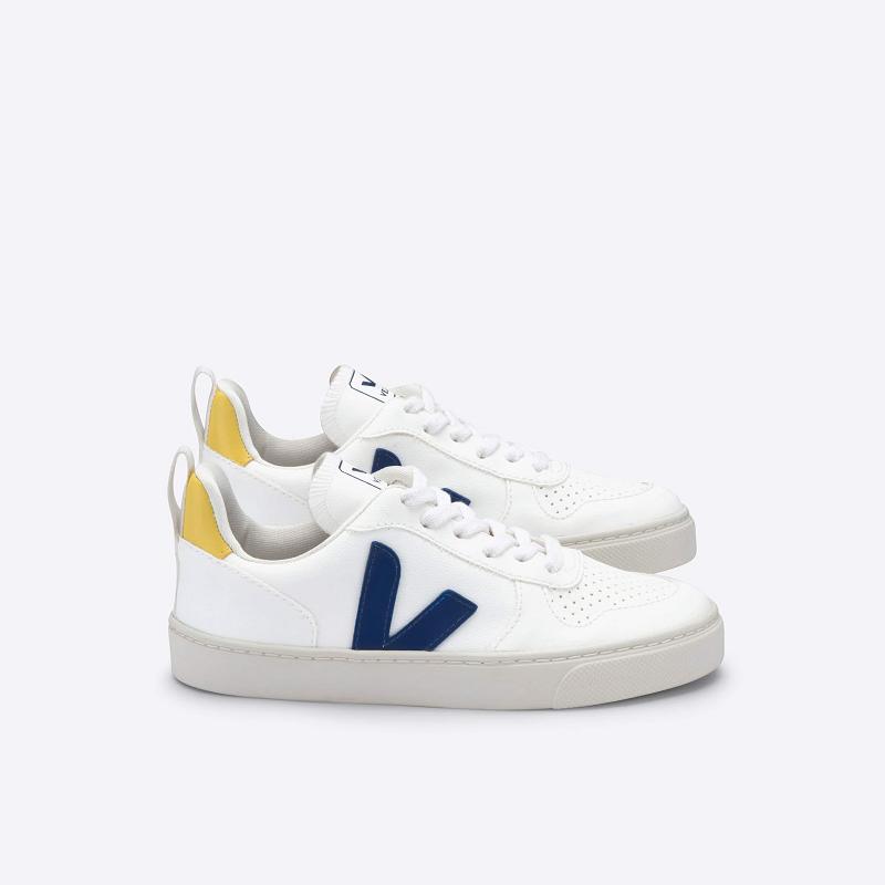 Zapatillas Veja Niños Madrid - V-10 Tenis Blancas ES474701